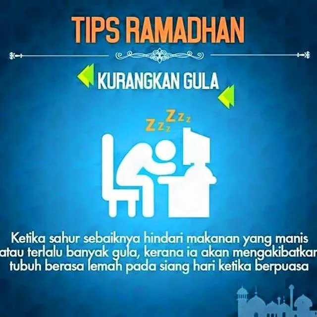 Tips Ramadhan Kurangkan Gula