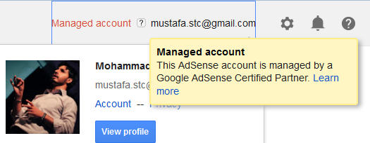 Ezoic Managed AdSense Account