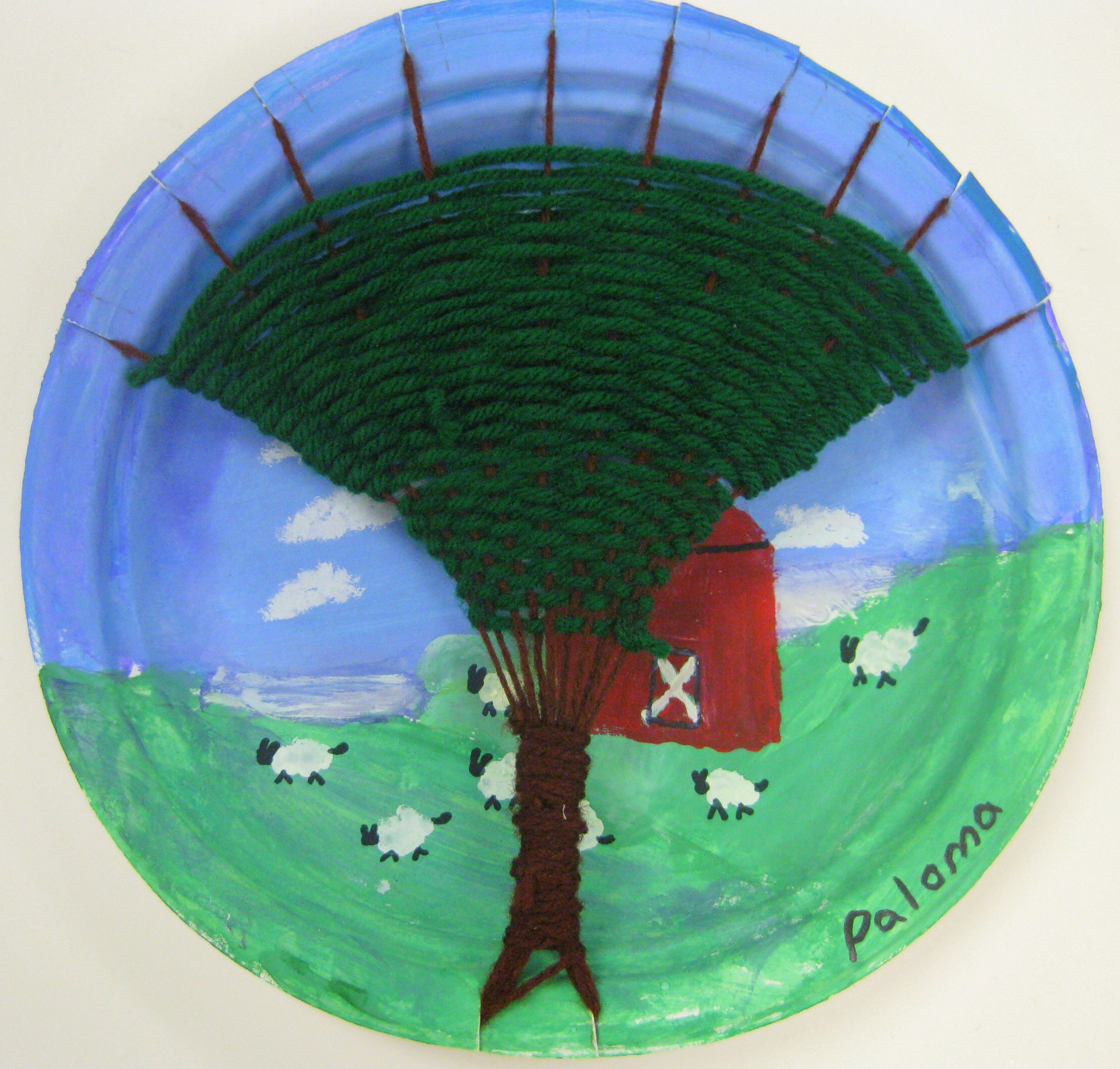 Cassie Stephens: In the Art Room: Tree Weaving with Third Grade