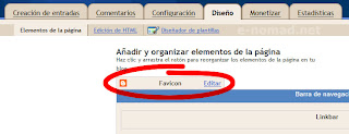 el favicon en Blogger