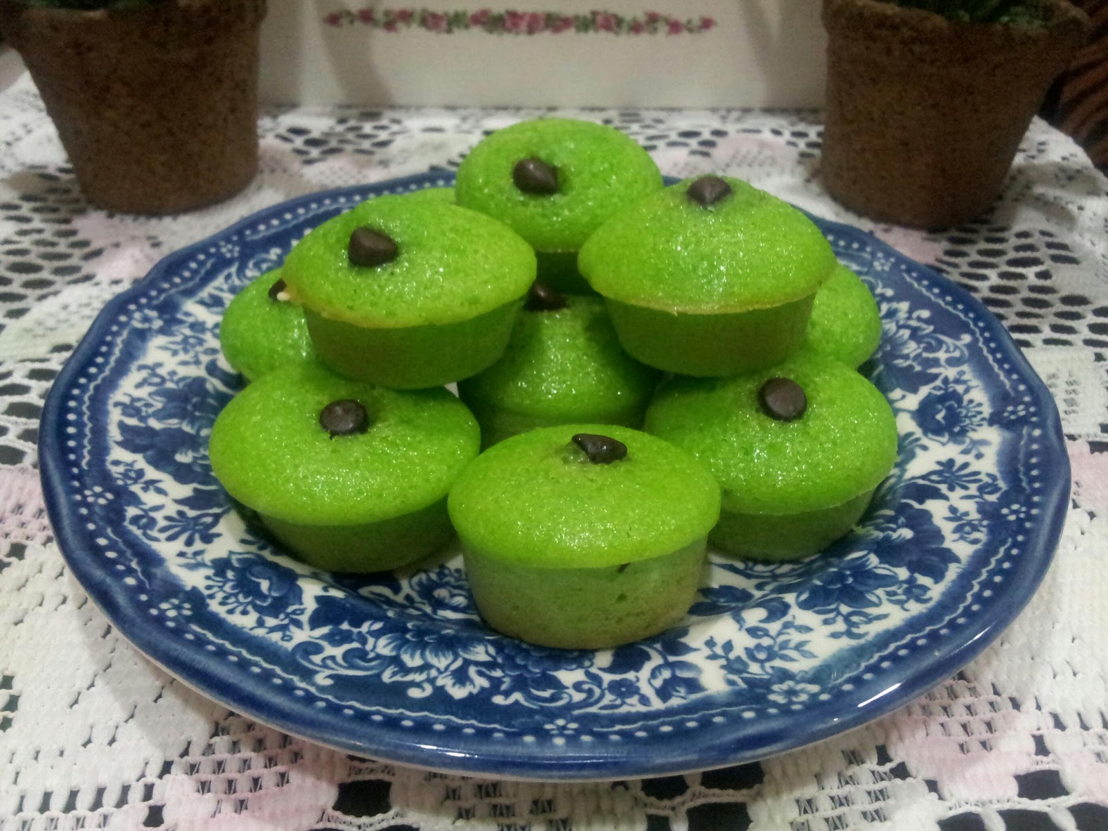 DUHAI HATI: Kuih Pukis Pandan Coklat