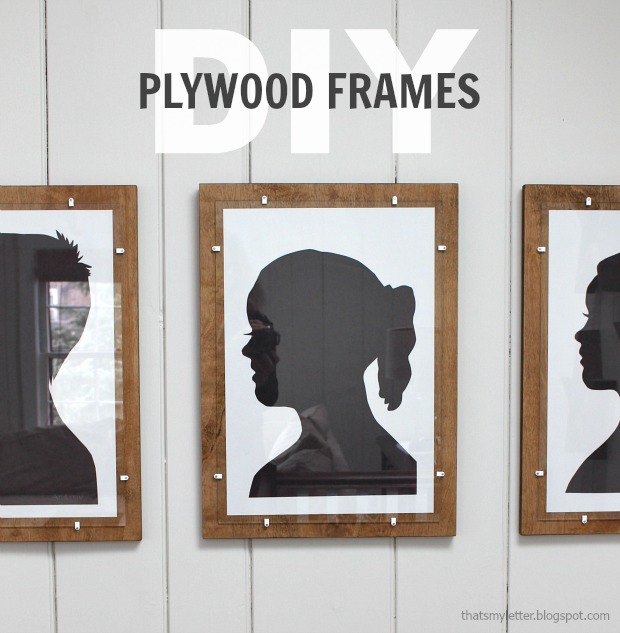 diy plywood frame any size with glass