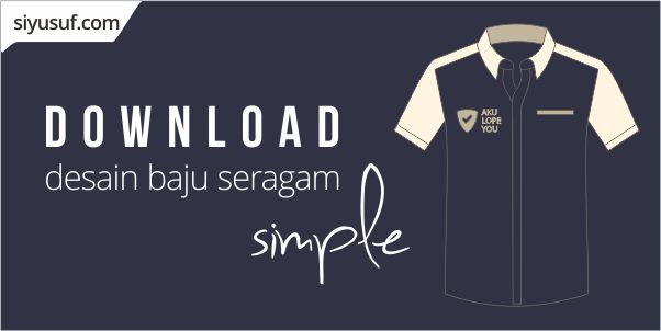 Download Desain  Baju  Seragam Simple 