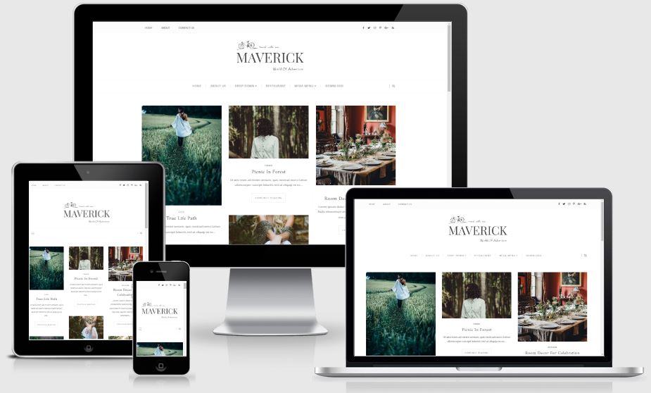 Maverick Grid Blogger Template