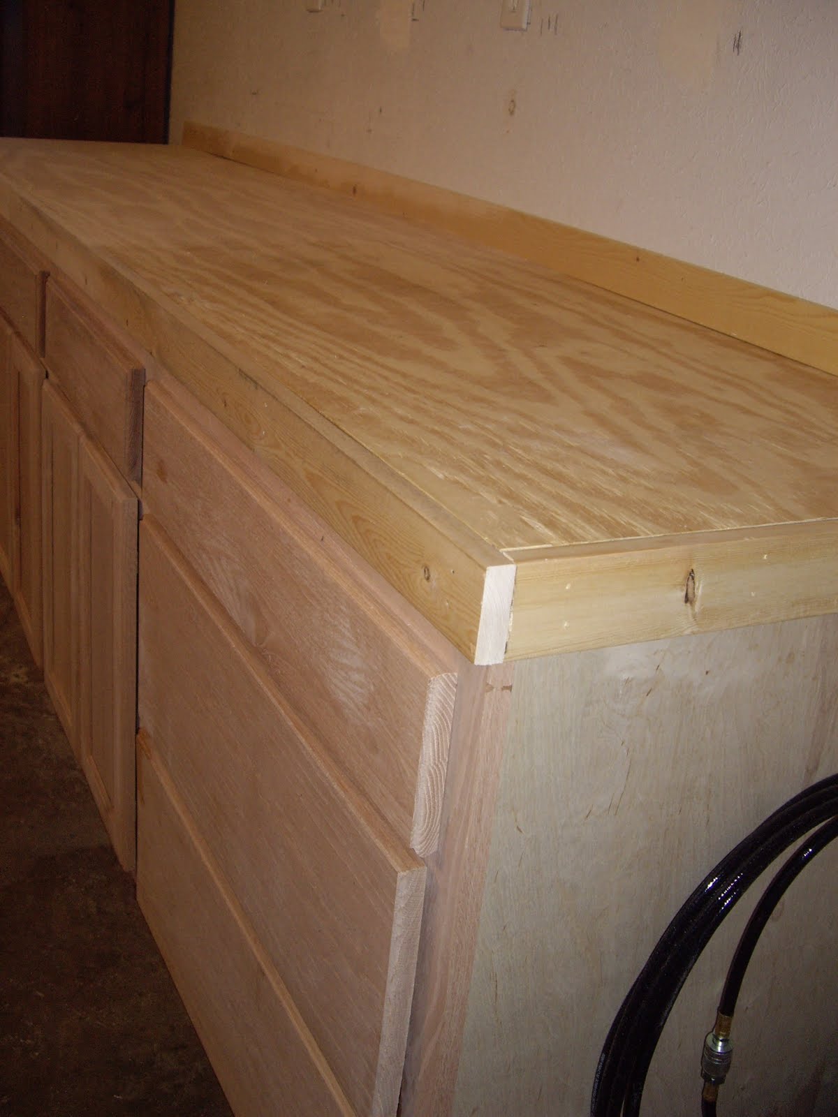 how to build plywood garage cabinets