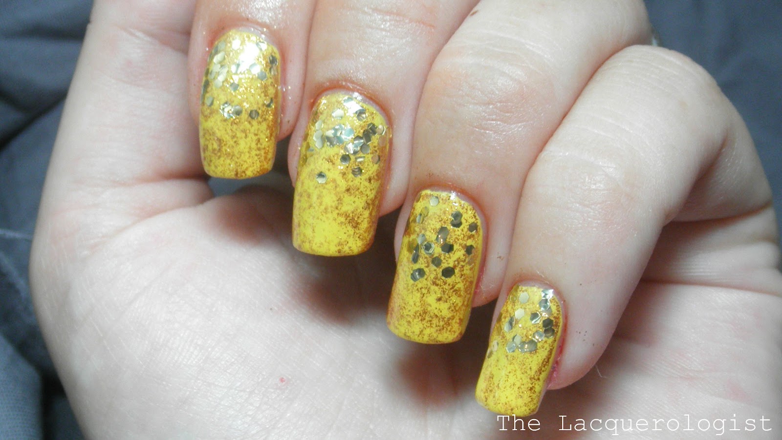 31 Day Nail Art Challenge: Day 3 - Yellow Nails