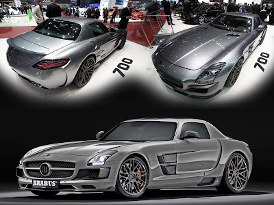 2011 BRABUS Sport Cars BRABUS 700 Biturbo Mercedes SLS AMG