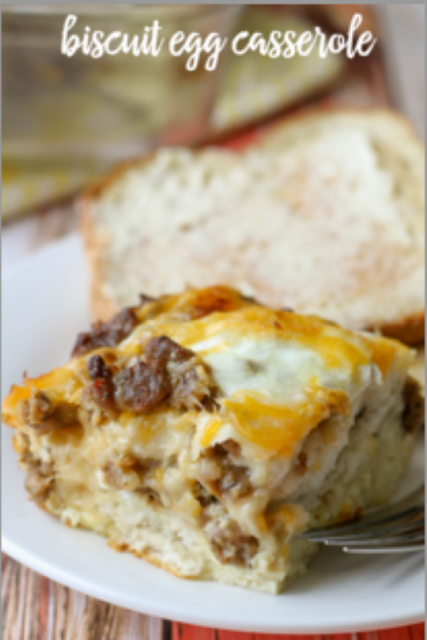 Biscuit Egg Casserole 