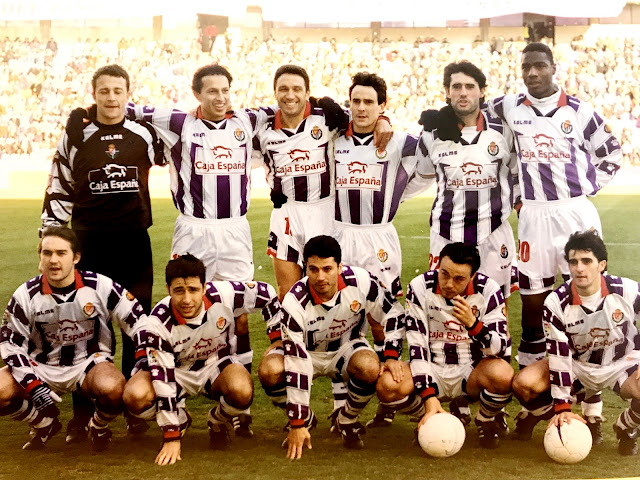 REAL VALLADOLID C. F. Temporada 1998-99. César, Peña, Eusebio, García Calvo, Caminero, Harold Lozano. Chema, Marcos, Torres Gómez, Peternac y Víctor. REAL VALLADOLID C. F. 2 REAL CLUB CELTA DE VIGO 1 Domingo 14/02/1999, 17:00 horas. Campeonato de Liga de 1ª División, jornada 22. Valladolid, estadio Nuevo José Zorrilla.