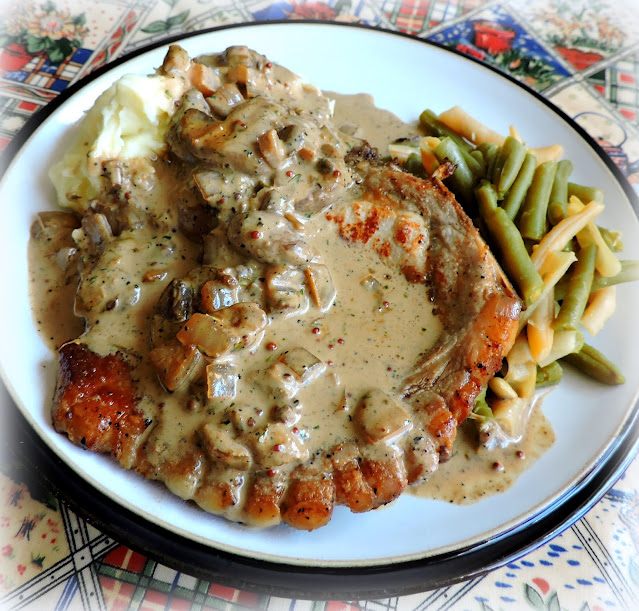 Pork Chops & Mushroom Gravy