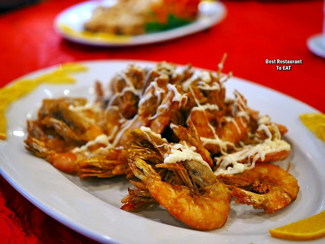 Tung Yuen - Chinese New Year Set Menu 2020 - Fried White Shell Prawn with Mayonaise and Crispy Fried