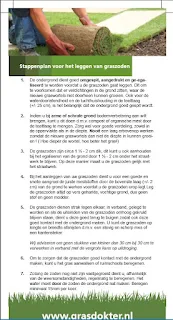 stappenplan gras leggen