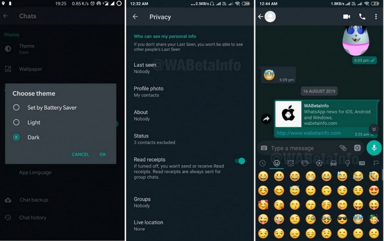 Cara Mengaktifkan Dark Mode di WhatsApp Android