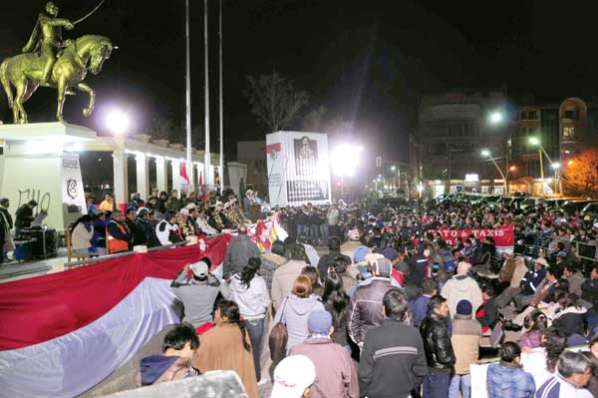 Autoridades de Gobierno exhortan al pueblo de Villazón 