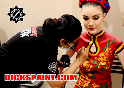 Body Painting Cheongsam Jakarta