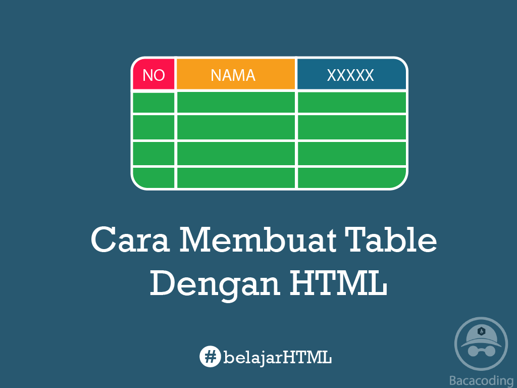 Image result for tabel minimal dalam html