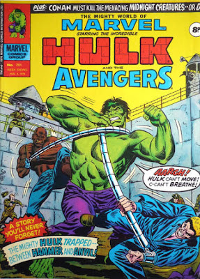 Mighty World of Marvel #201, Hulk vs Hammer and Anvil