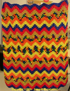 Granny Ripple afghan