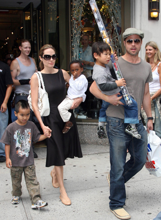 brad pitt and angelina jolie kids. Pitt and Angelina Jolie#39;s