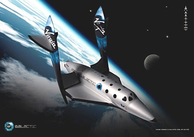 SpaceShipTwo transitions into feathering mode for its reentry