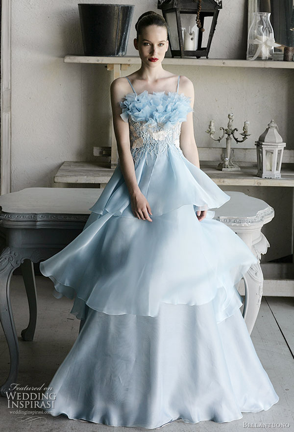 Ice Blue Wedding Dresses Gown