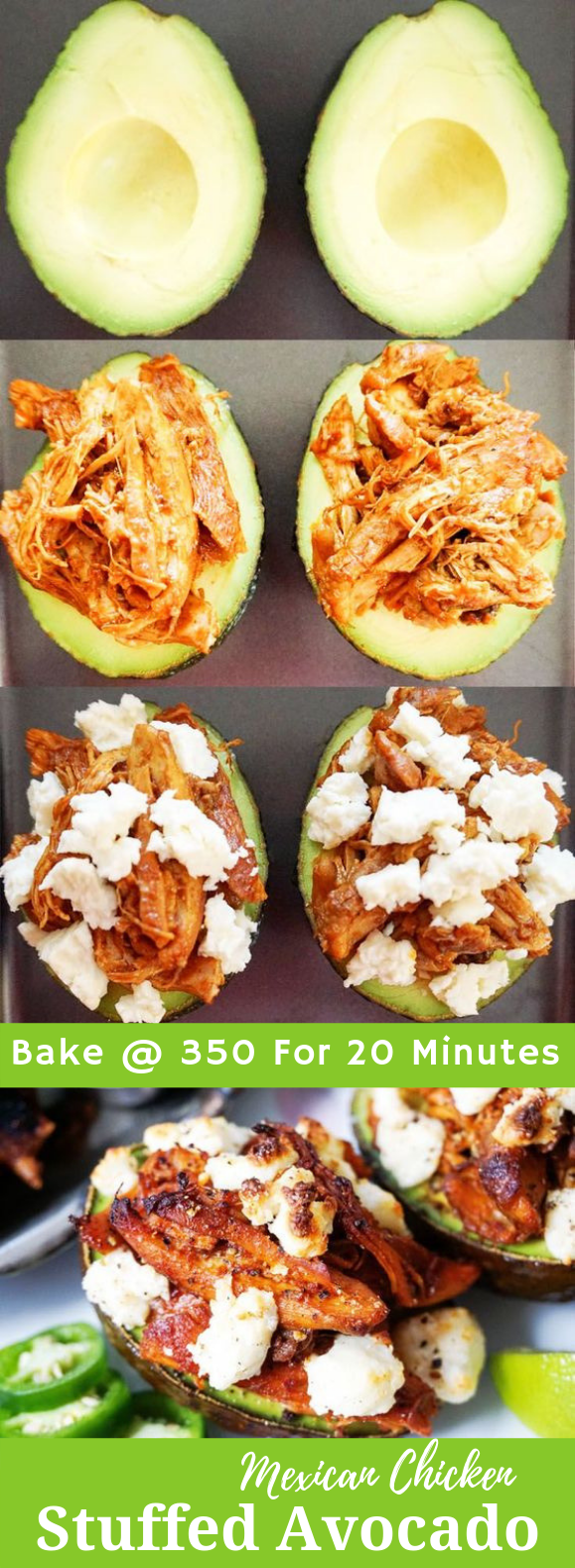 Mexican Stuffed Avocado #MexicanFood #HealthyRecipe