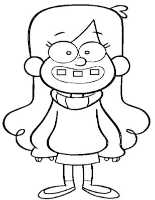 Desenhos para Colorir Gravity Falls e imprimir