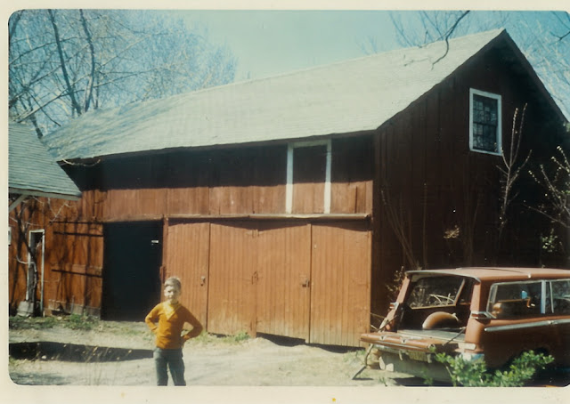 Wright Family Photos: Barn at 67 West Street, 1965