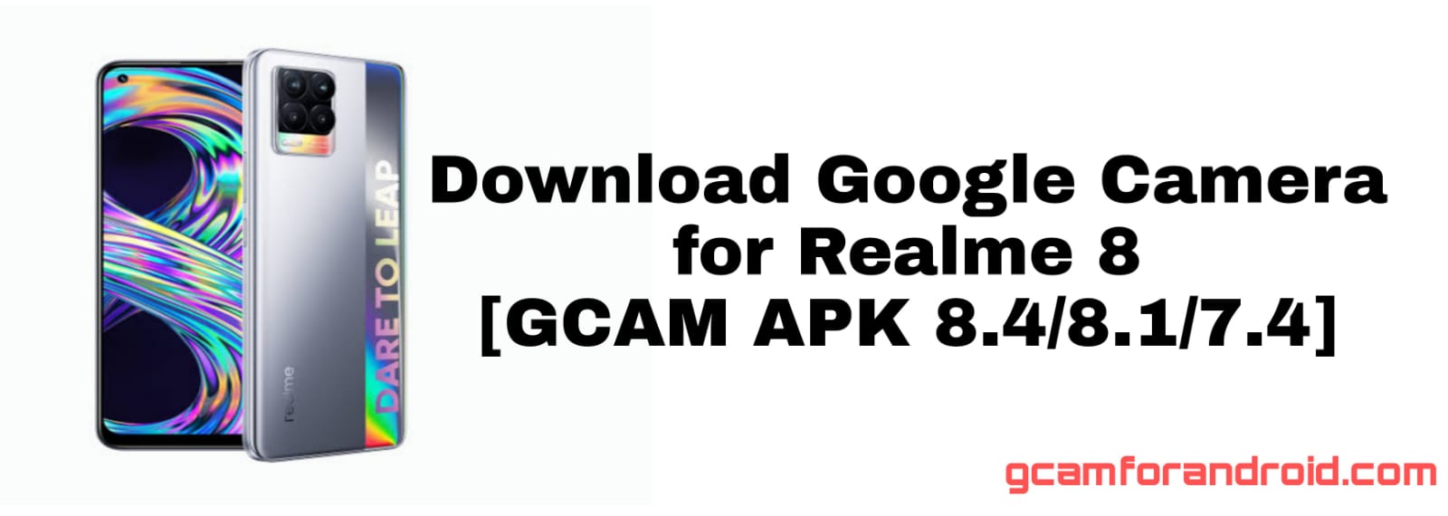 google camera for Realme 8