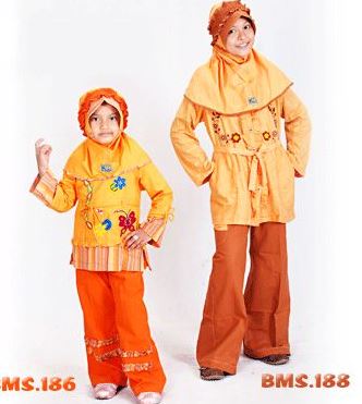 33 Gambar Model Baju  Muslim Anak  Perempuan  Terbaru 2019