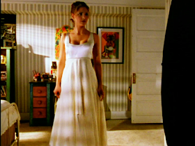 Buffy in her white dress