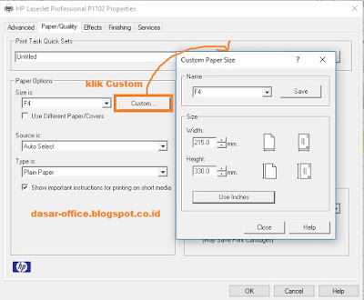 Cara Membuat Ukuran Kertas F4 di excel