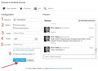 Panduan Menaruh Widget Twitter di website wordpress