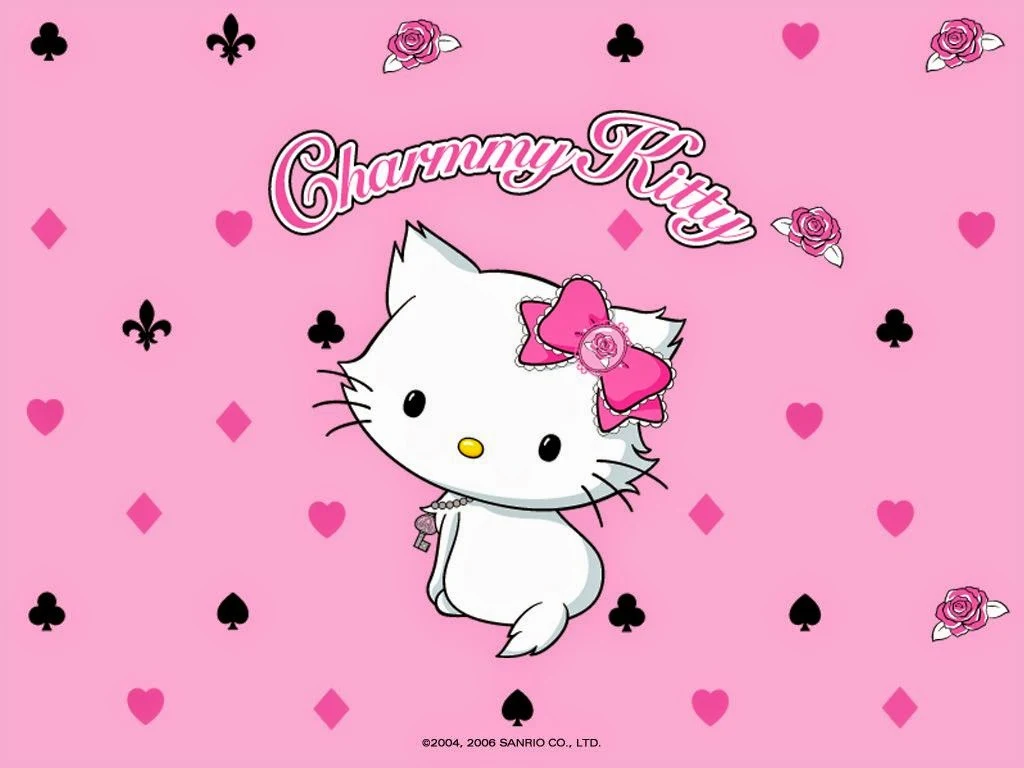 Charmmy Kitty: Tarjetas o Invitaciones para Descargar Gratis. 