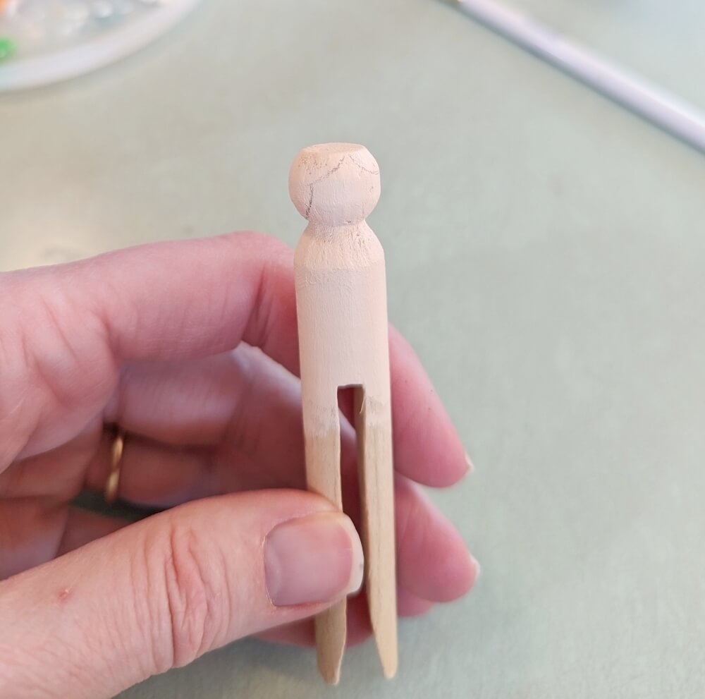 Christmas in April - Clothespin Dolls