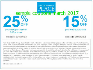 Childrens Place coupons march