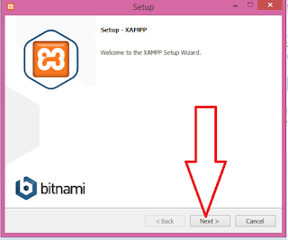 setup xampp next