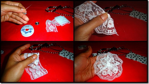 Flor de bico de renda