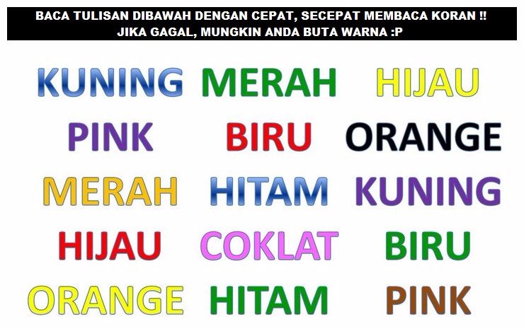 Tes Ketajaman Mata Anda dengan Menebak Warna2 Ini Teka Teki com