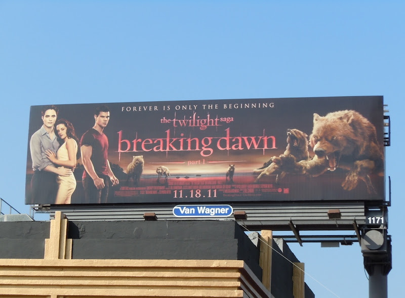 Twilight Breaking Dawn part 1 billboard