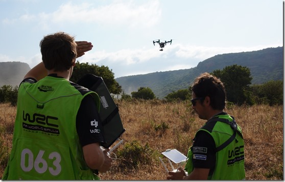 droni dji rally italia sardegna