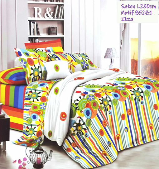 Sprei Katun Jepang Motif Ikea