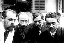 Roussel,Vuillard,Coolus,Vallotton photographiés par Alfred Natanson