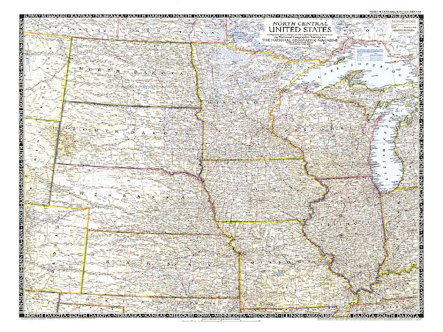 North Central United States Map