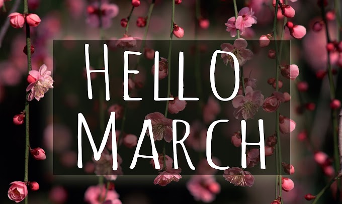 March. It's here again. :)