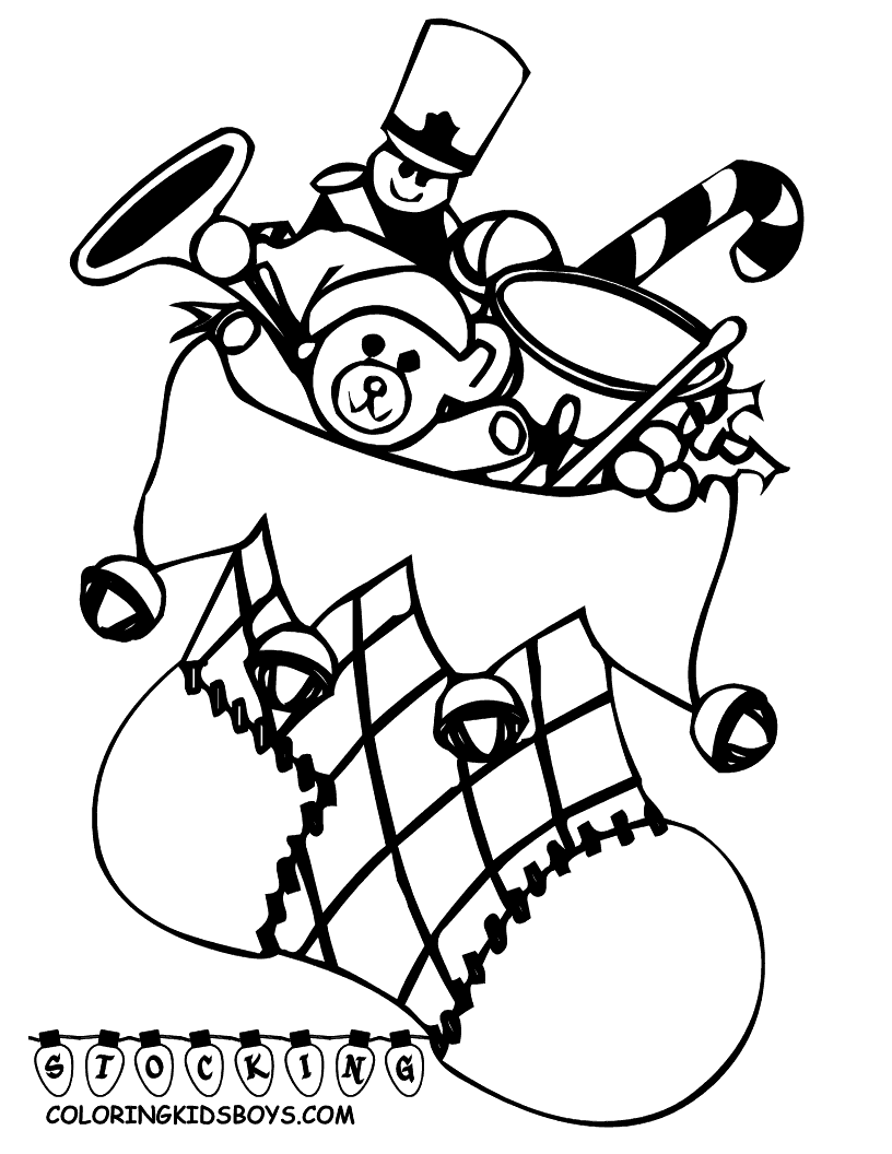 Free Holiday Coloring Pages 2