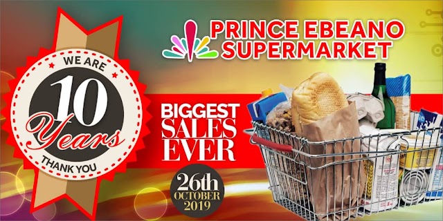  Prince Ebeano Supermarket Marks 10 with Jumbo Sales Promotion