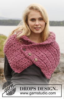 Free Crochet Pattern for A Beautiful Pink Neck Warmer