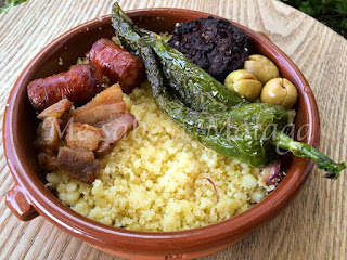 receta de migas de harina de sémola Axarquía