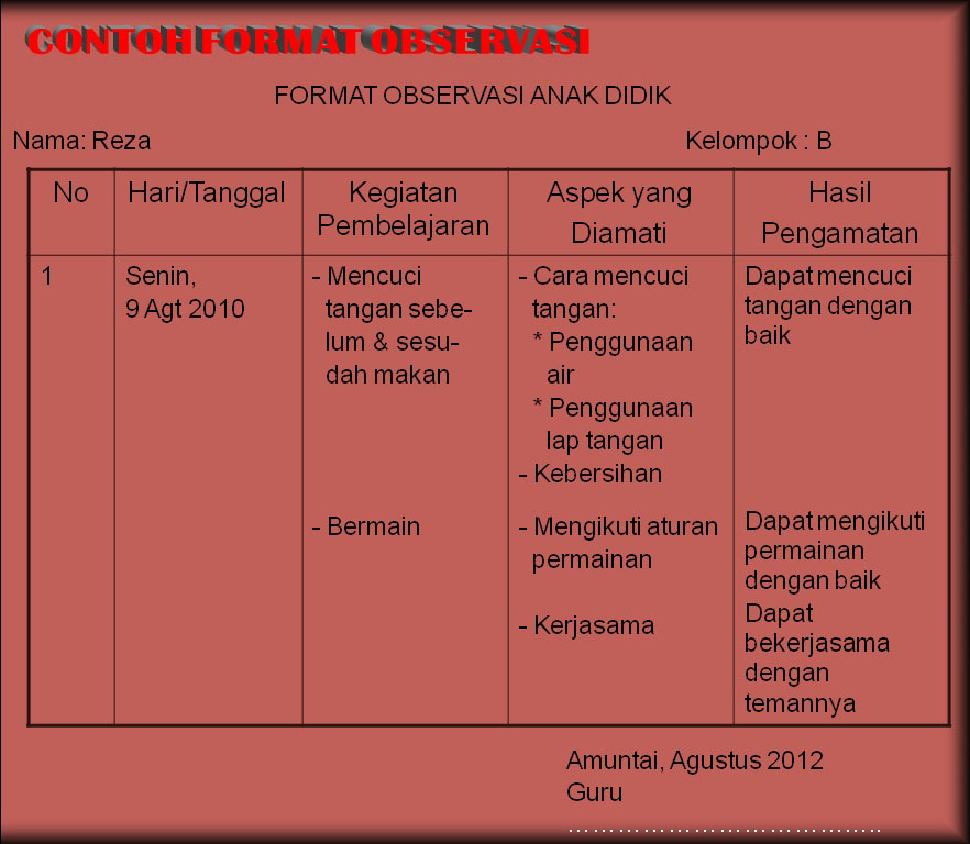 CARA ASESMEN PAUD  ANAK PAUD BERMAIN BELAJAR